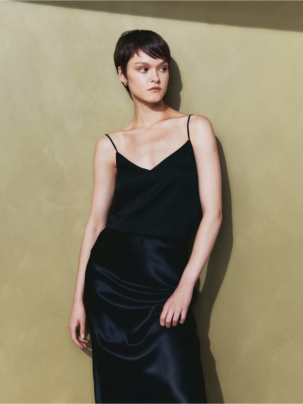 Quince silk tank top
